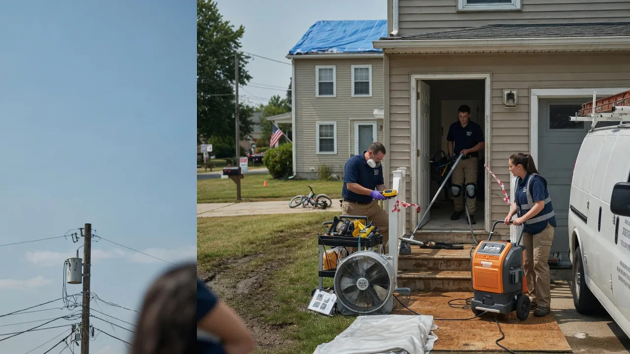 Water Damage Repair in Hewitt, WI near me
